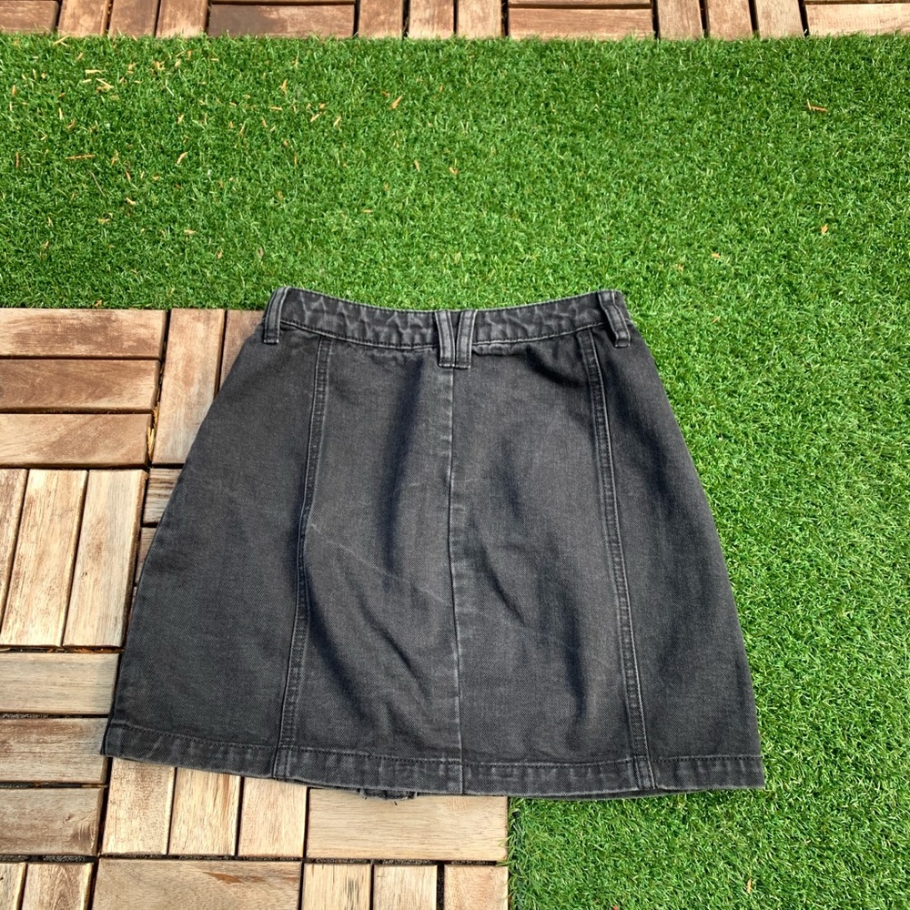 Stradivarius Denim Skirt Sz 25in View 2
